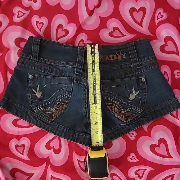 Stylish Denim Studded Shorts - Picture 7 of 7